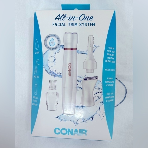 Conair All In One Facial Trim System, Conair Ladies Trimmer System - Picture 2 of 12